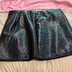 Guess Black Shimmery Women's Mini Shorts
